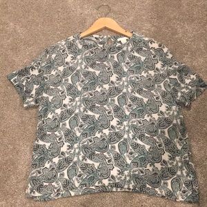 Paisley print H&M blouse